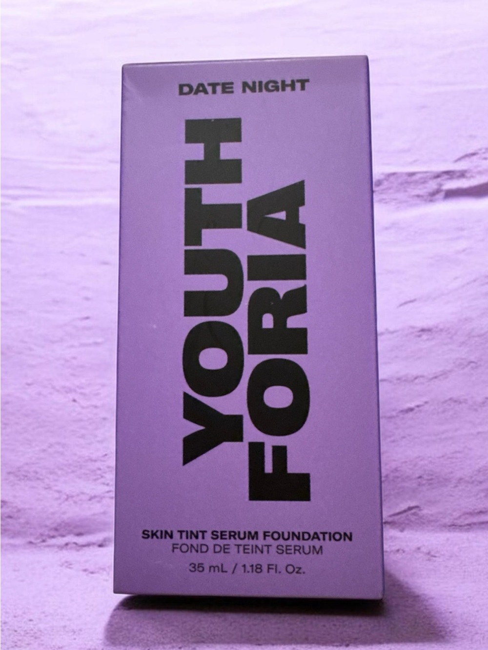 Youth Foria Date Night Skin Tint Serum Foundation — Purple